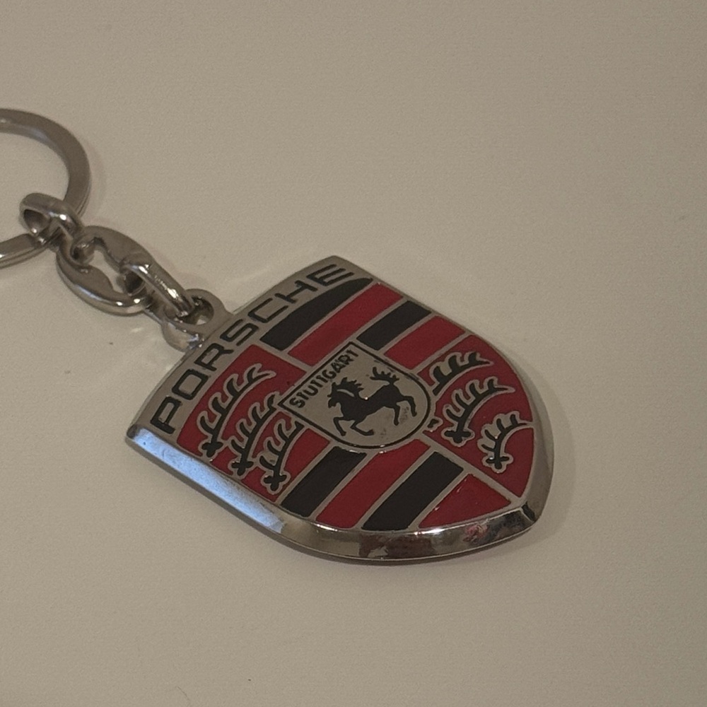 NEW✨Porsche Red and Silver Keychain - Picture 5 of 6
